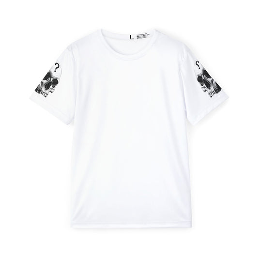 HoodnTee Shirt | Men's Performance Jersey (AOP) — "Inner Pain" Skeleton Graphic 💀