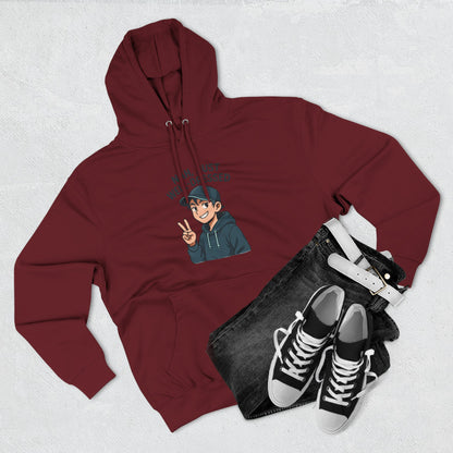 HoodnTee Hoodie | 'Mentally Stable?' Anime Boy Graphic Fleece Hoodie ✌️