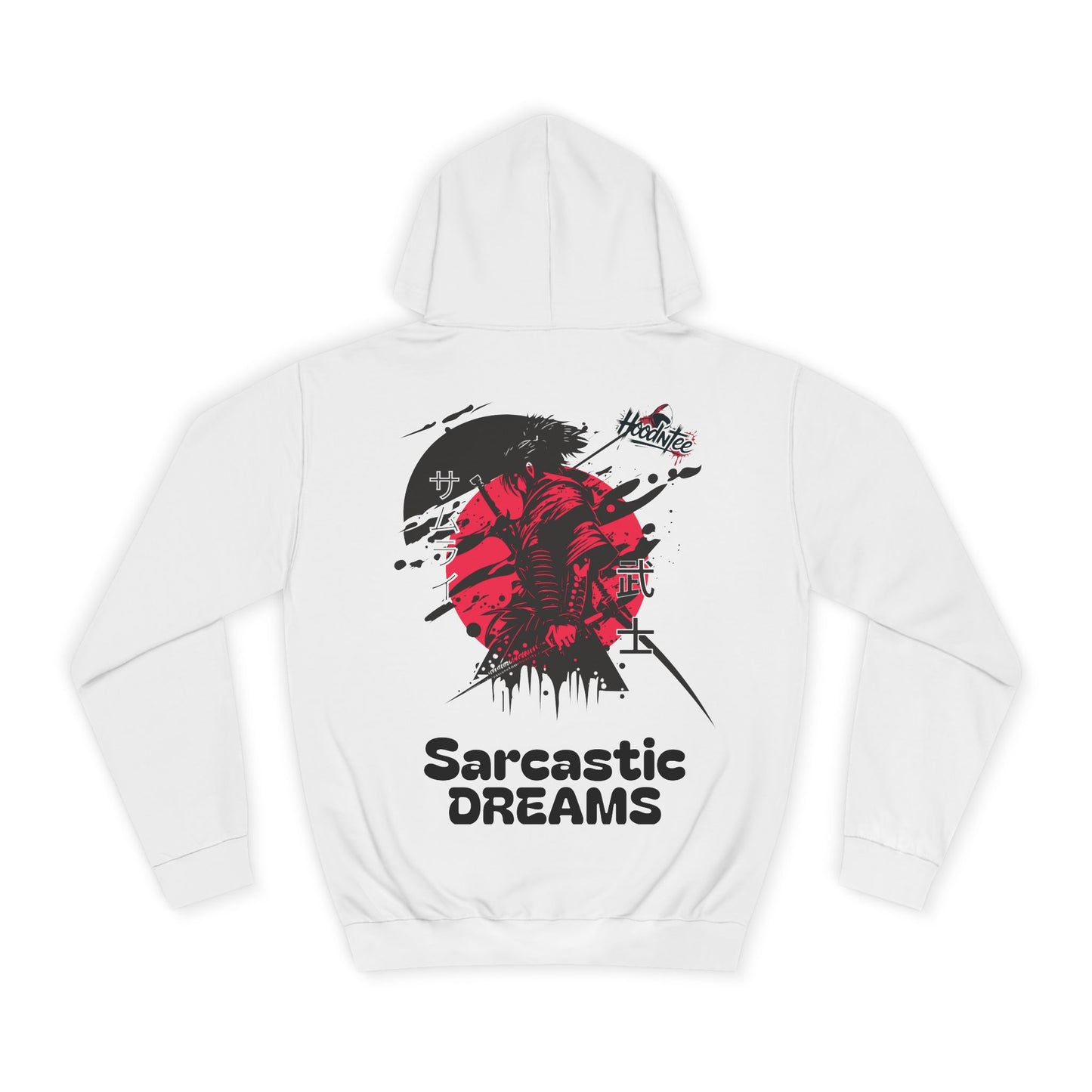 HoodnTee Hoodie - Red Samurai Unisex Hoodie - Sarcastic Dreams