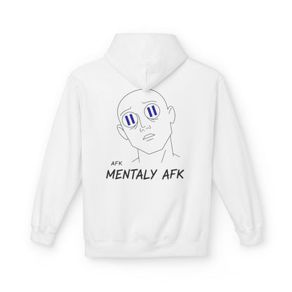Mentally AFK Hoodie | Minimalist Anime Line Art Hoodie – HoodnTee