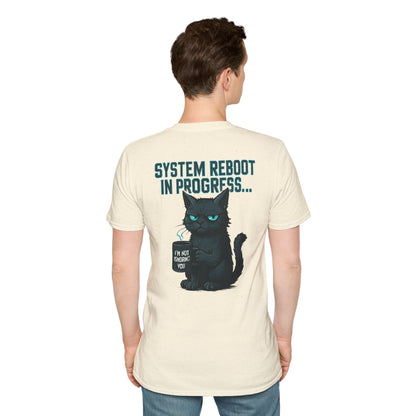 HoodnTee Shirt | Social Energy Loading... Cute Cat Tee 🔋🐈