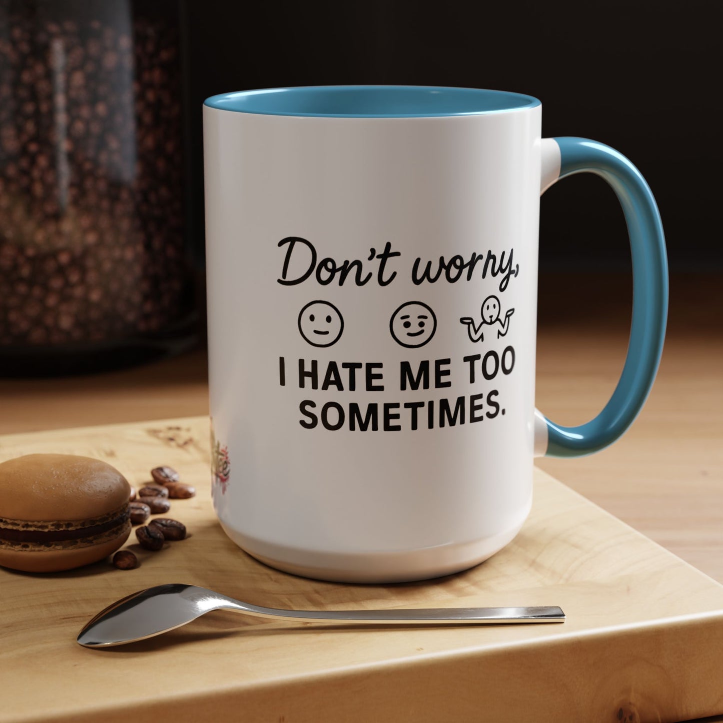 HoodnTee Mug | I Hate Me Too Accent Mug 🖤☕