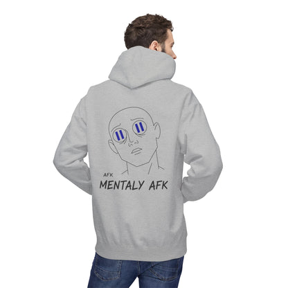 Mentally AFK Hoodie | Minimalist Anime Line Art Hoodie – HoodnTee