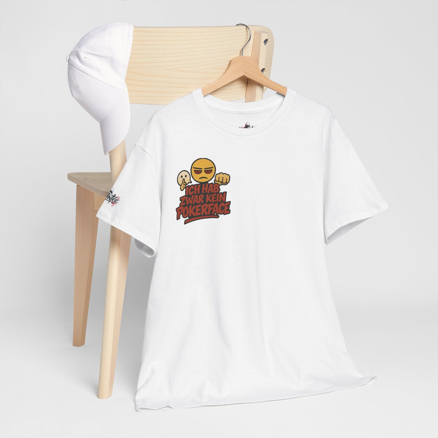 HoodnTee Shirt | Pokerface? Shut-Up-Face! Tee 🤫🇩🇪