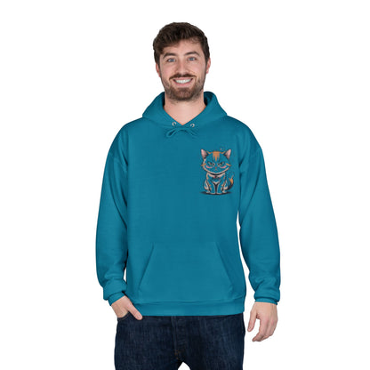 HoodnTee Hoodie - Funny Cat Coffee Hoodie – “Give Me Coffee or Give Me a Reason”