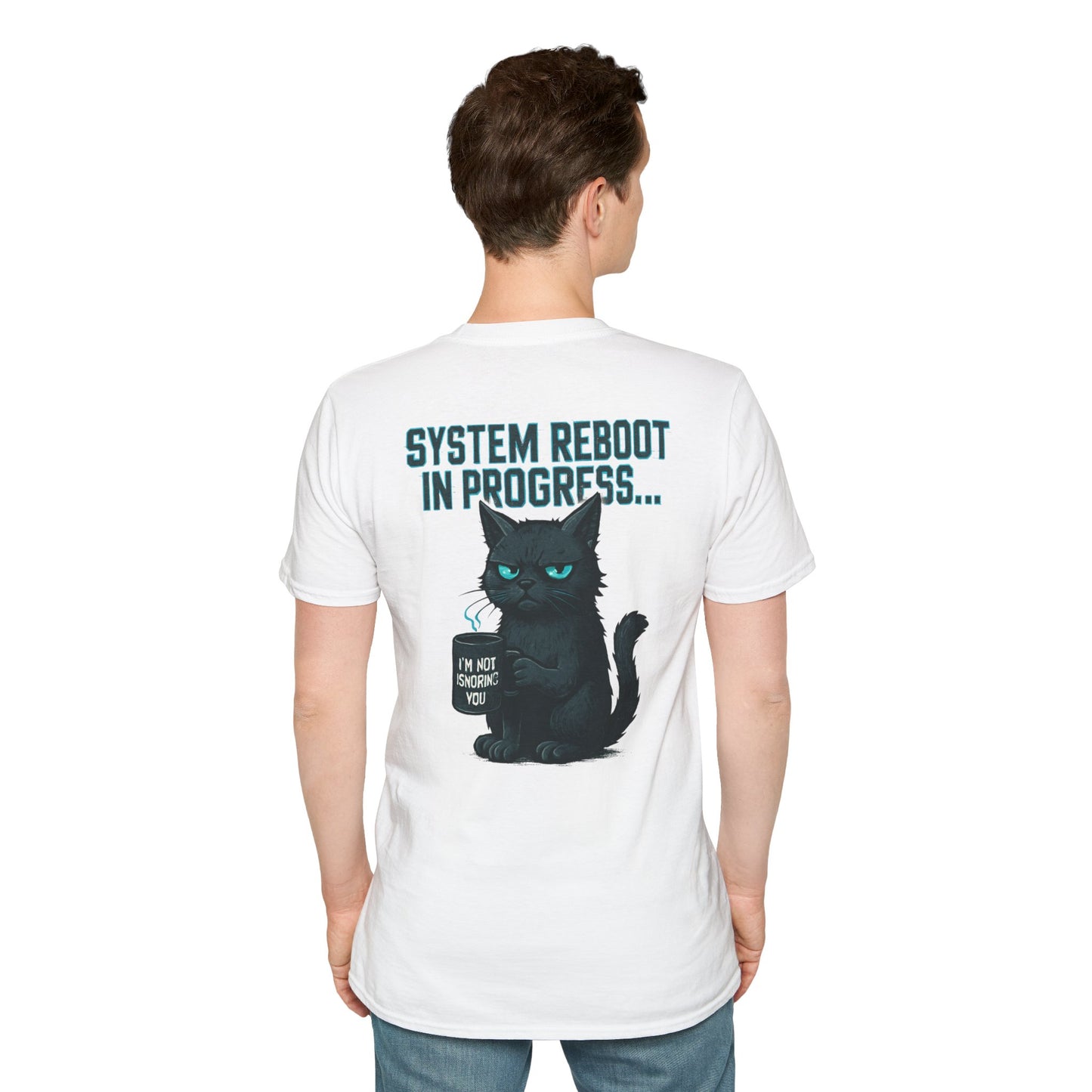 HoodnTee Shirt | Social Energy Loading... Cute Cat Tee 🔋🐈