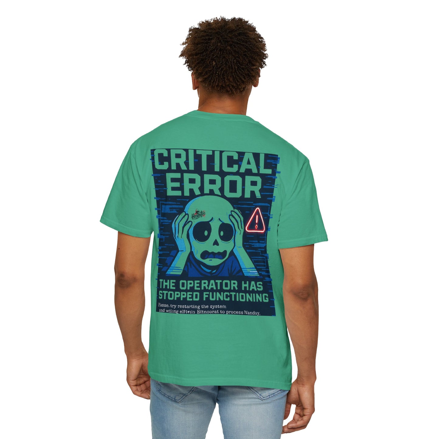 HoodnTee Shirt | Critical Error Skull T-Shirt — “404 Brain Not Found” Graphic Tee 💀