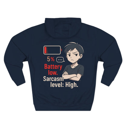 HoodnTee Hoodie | Battery Low Anime Hoodie 🔋😫
