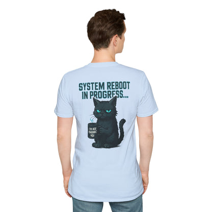 HoodnTee Shirt | Social Energy Loading... Cute Cat Tee 🔋🐈