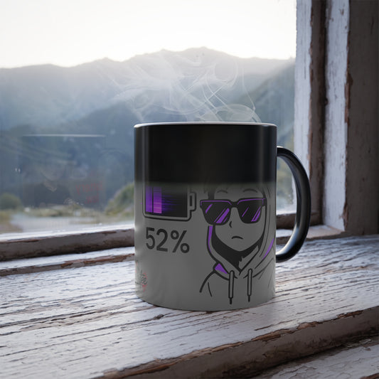 HoodnTee Mug | Anime Battery Mood Morphing Mug 🔋☕