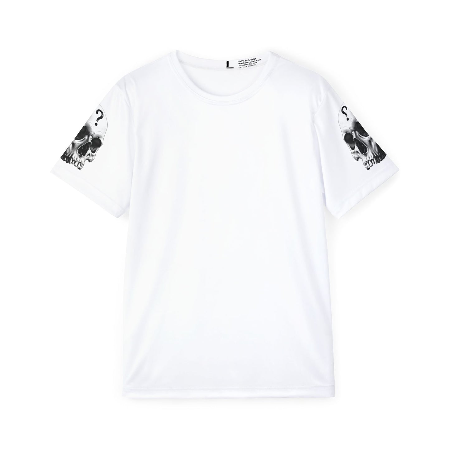 HoodnTee Shirt | Men's Performance Jersey (AOP) — "Inner Pain" Skeleton Graphic 💀