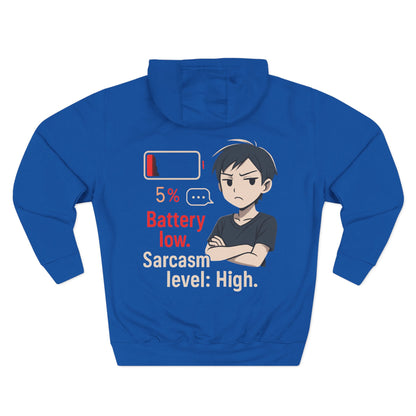 HoodnTee Hoodie | Battery Low Anime Hoodie 🔋😫