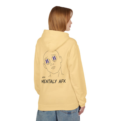Mentally AFK Hoodie | Minimalist Anime Line Art Hoodie – HoodnTee