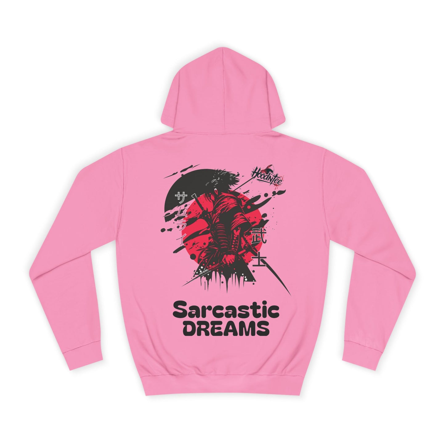 HoodnTee Hoodie - Red Samurai Unisex Hoodie - Sarcastic Dreams