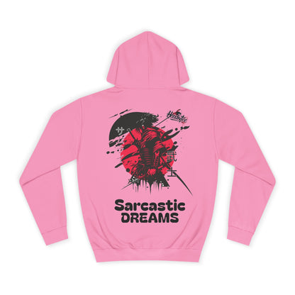 HoodnTee Hoodie - Red Samurai Unisex Hoodie - Sarcastic Dreams