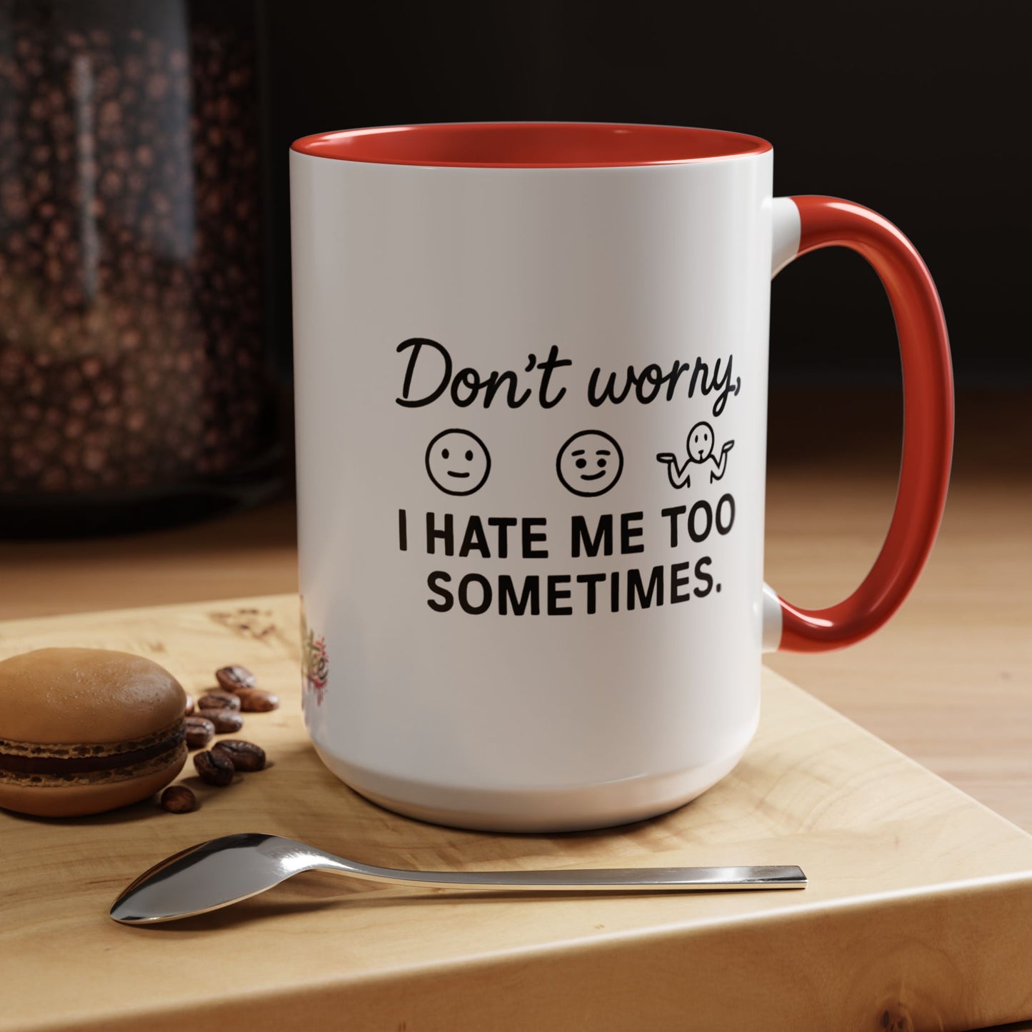 HoodnTee Mug | I Hate Me Too Accent Mug 🖤☕