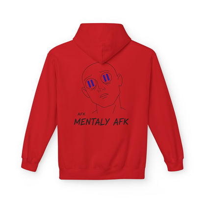 Mentally AFK Hoodie | Minimalist Anime Line Art Hoodie – HoodnTee
