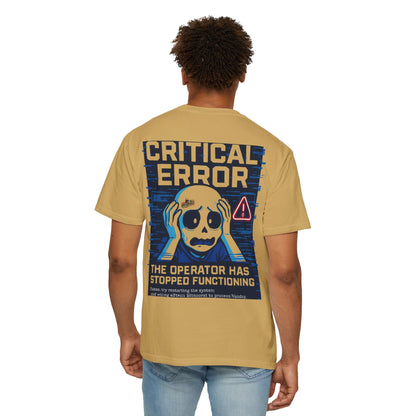 HoodnTee Shirt | Critical Error Skull T-Shirt — “404 Brain Not Found” Graphic Tee 💀