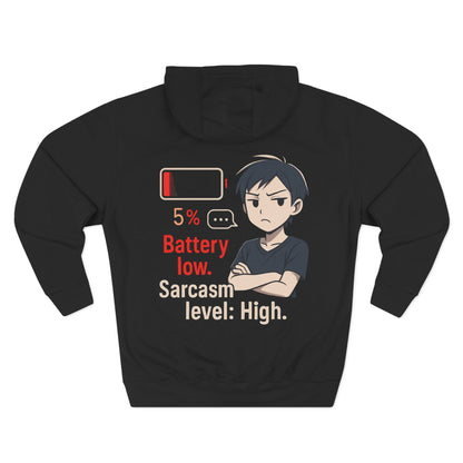 HoodnTee Hoodie | Battery Low Anime Hoodie 🔋😫