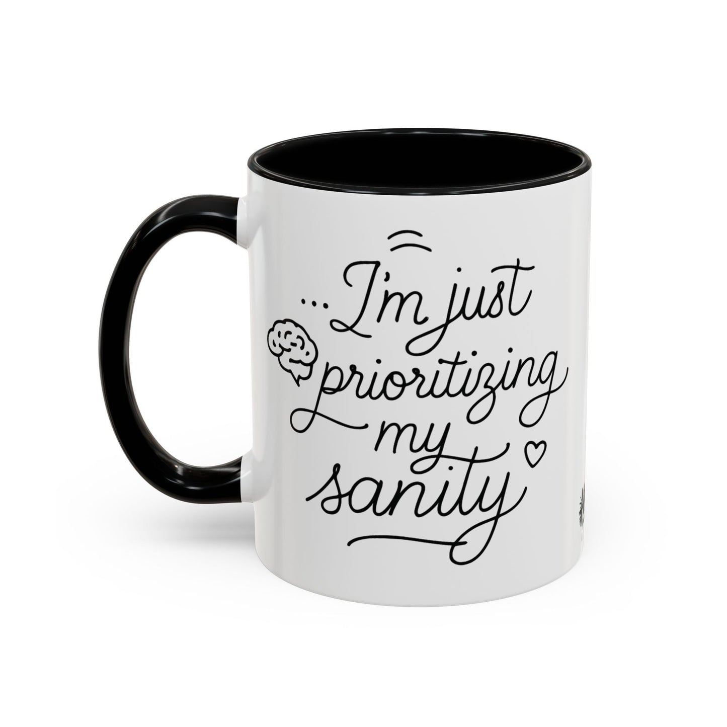HoodnTee Mug | Prioritizing My Sanity Coffee Mug 🧠☕