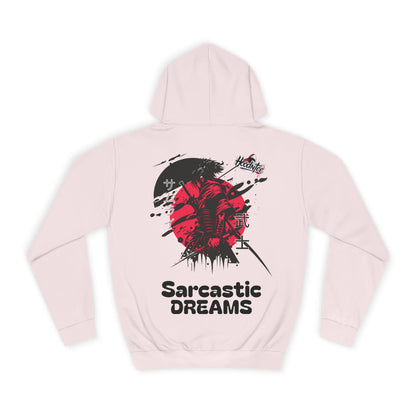 HoodnTee Hoodie - Red Samurai Unisex Hoodie - Sarcastic Dreams