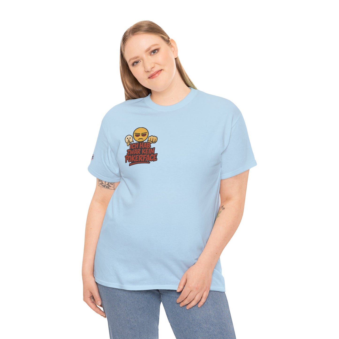 HoodnTee Shirt | Pokerface? Shut-Up-Face! Tee 🤫🇩🇪