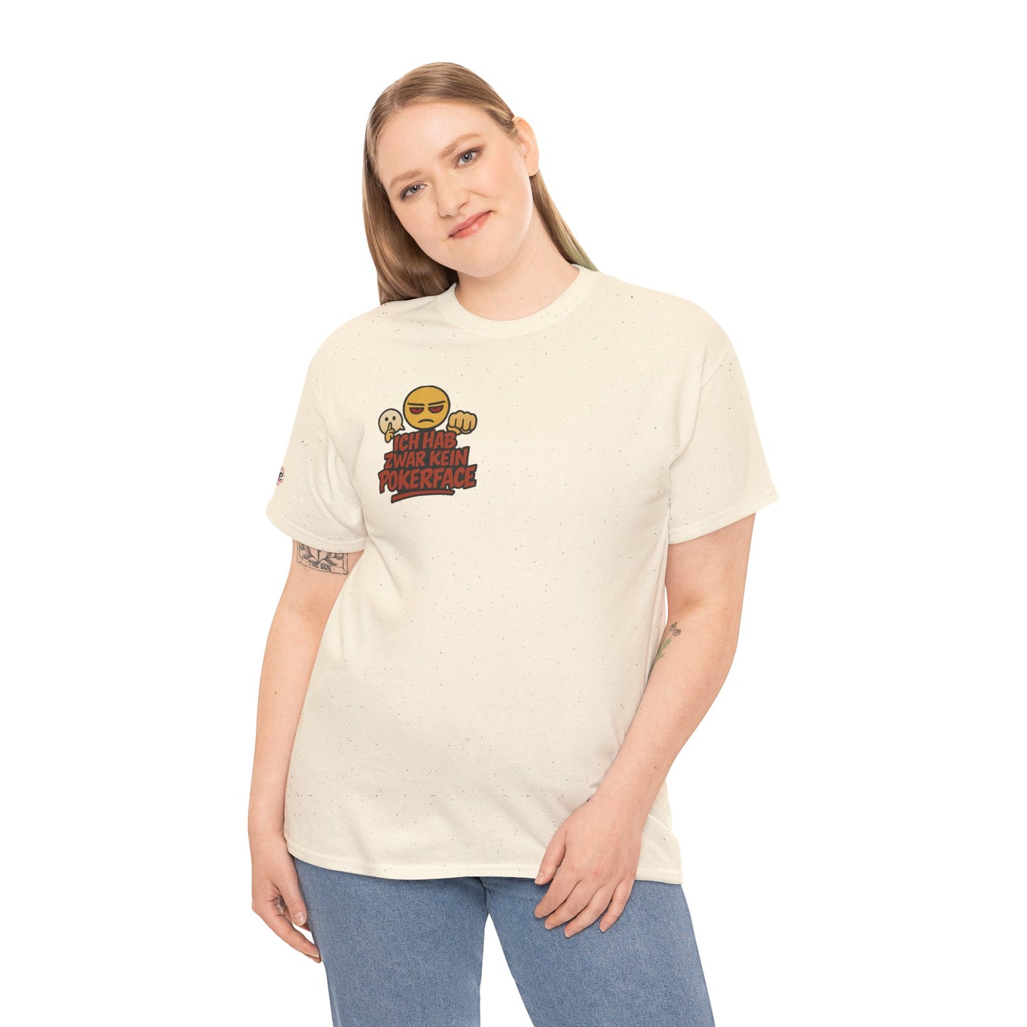 HoodnTee Shirt | Pokerface? Shut-Up-Face! Tee 🤫🇩🇪