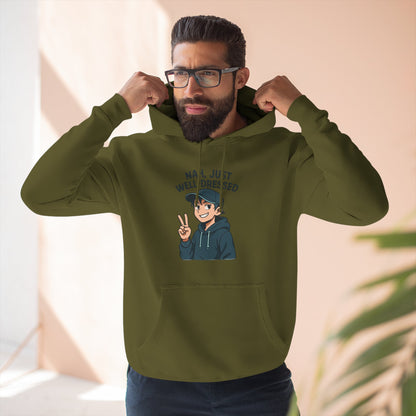 HoodnTee Hoodie | 'Mentally Stable?' Anime Boy Graphic Fleece Hoodie ✌️