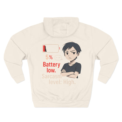 HoodnTee Hoodie | Battery Low Anime Hoodie 🔋😫