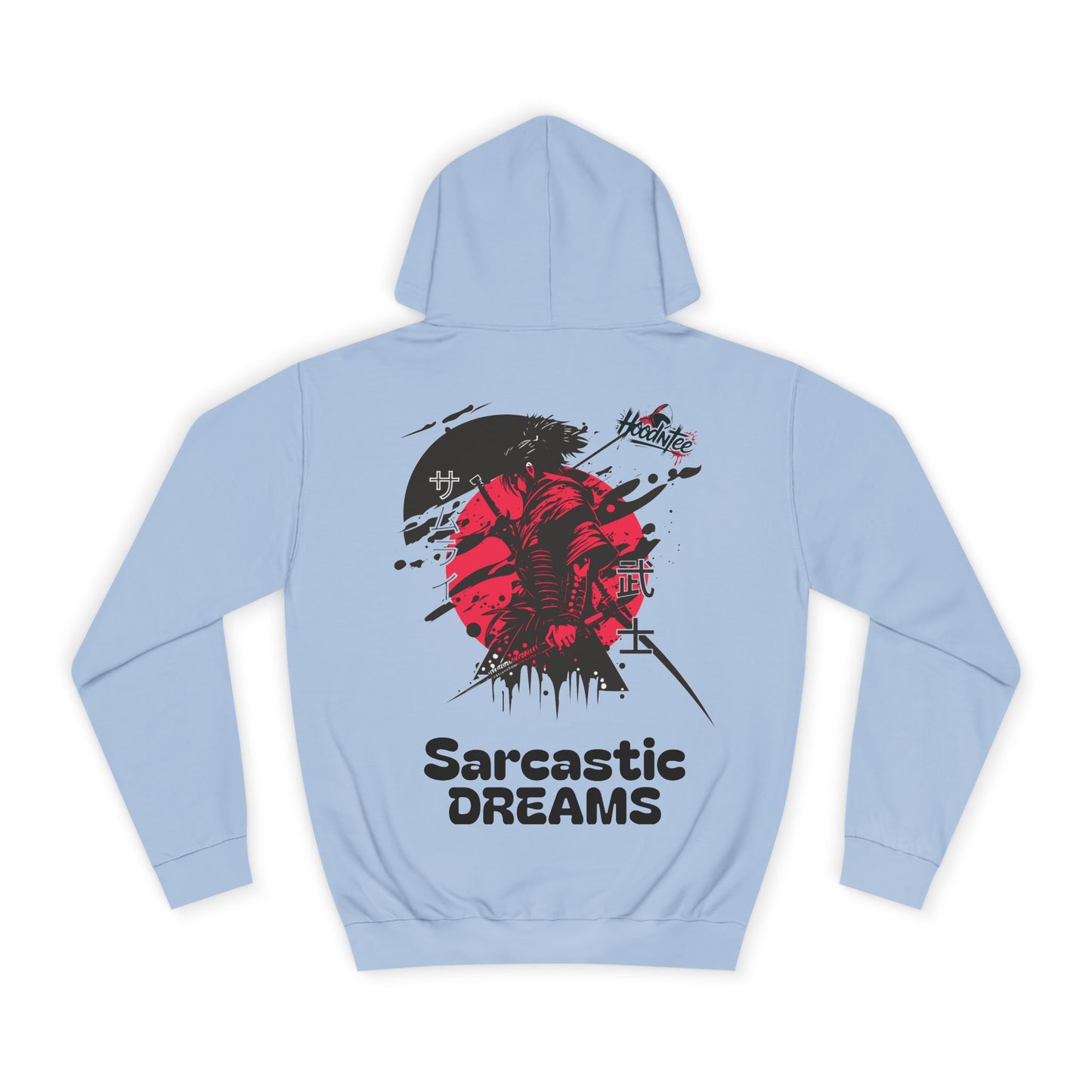 HoodnTee Hoodie - Red Samurai Unisex Hoodie - Sarcastic Dreams