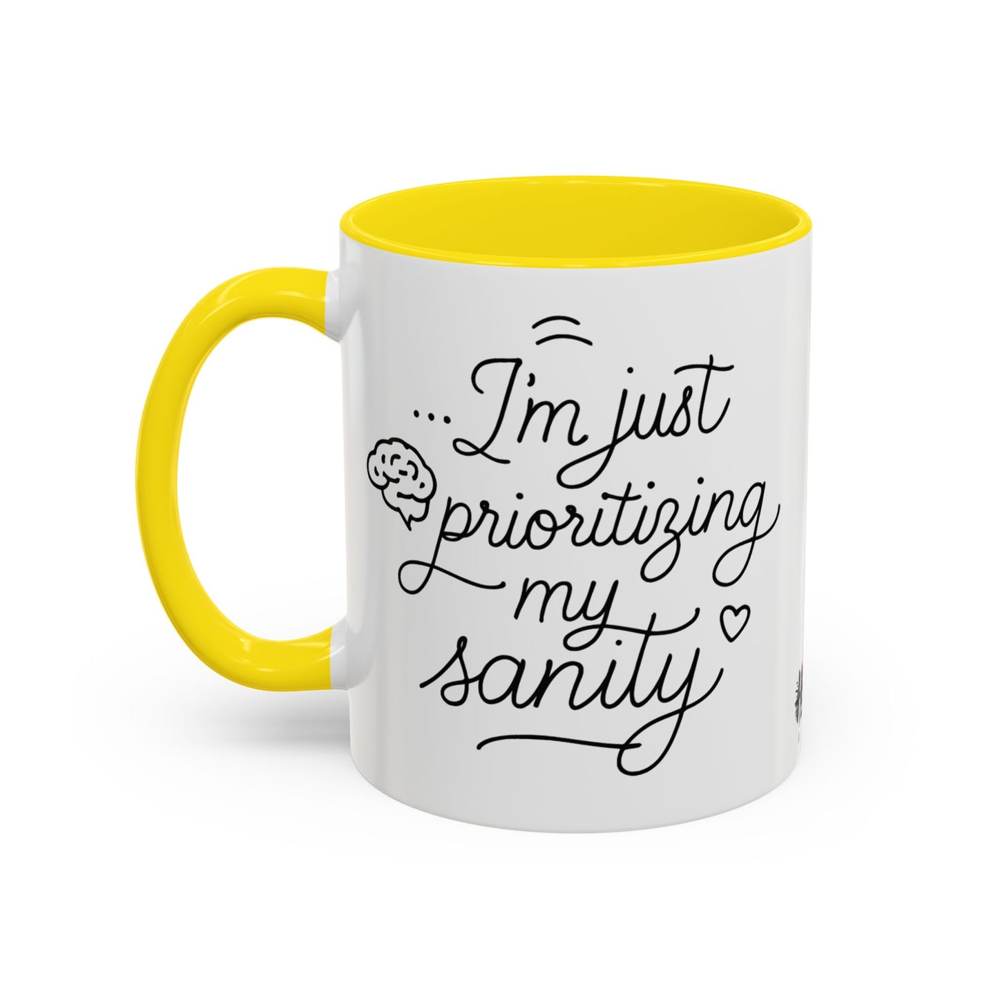 HoodnTee Mug | Prioritizing My Sanity Coffee Mug 🧠☕